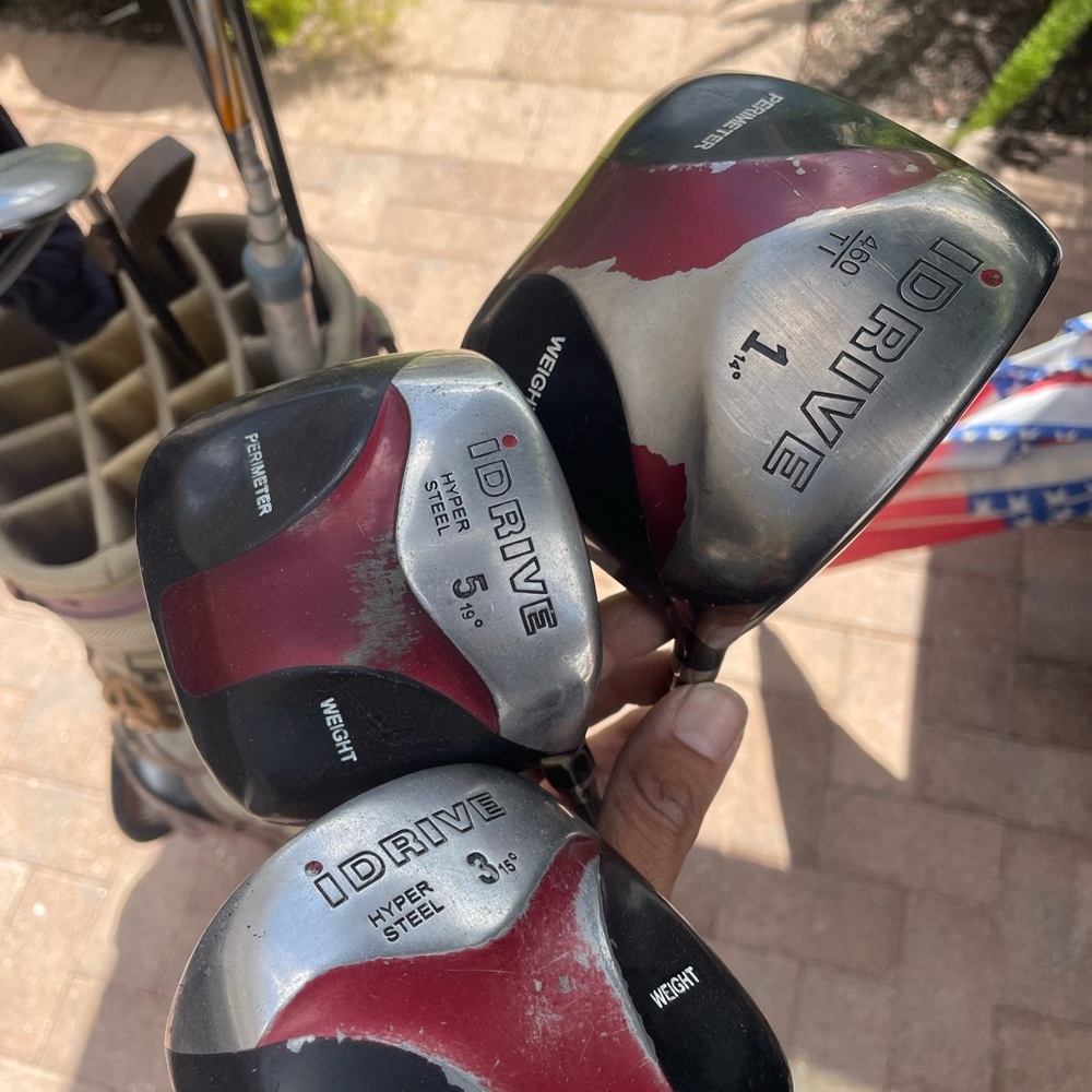 Idrive 3 Pc Golf Set In Right Handed driver and wood 3/5